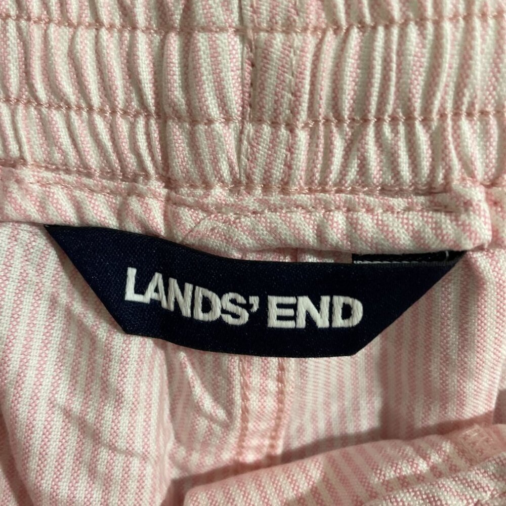 NEW Lands' End Men's M Pink Flamingo Embroidered Deck Casual Beach Shorts - Picture 4 of 7